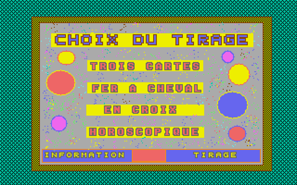 Tarot (Le) atari screenshot
